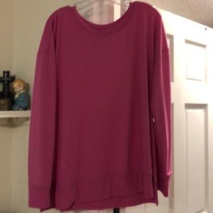 💕💕 long sleeve pink top 💕💕 - GENTLY USED!